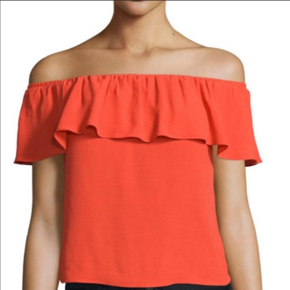 Veronica Beard Poppy Off Shoulder Top